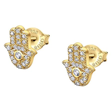 Aretes Lotus Mystic Lp1989-4/2 Dorados Mujer