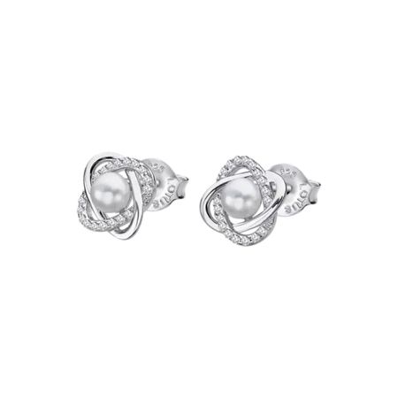 Aretes Lotus Pearls Lp3094-4/1 Plata Mujer