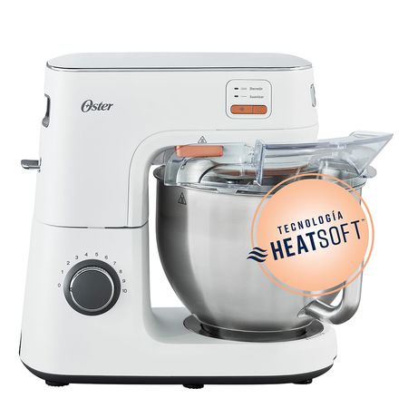 Batidora planetaria Oster tecnología Heatsoft FPSTSMPL4W