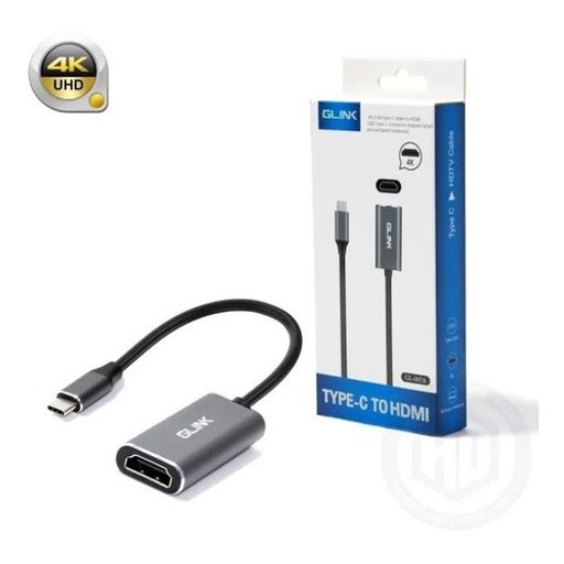 Adaptador USB Tipo C a HDMI 4K Full HD 1080p GL-007A GLINK 