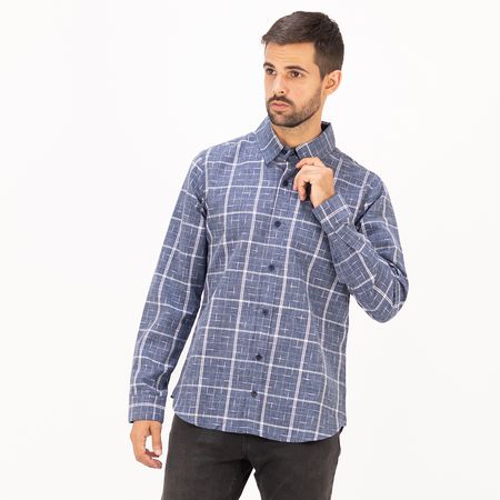 Camisa Moda ML para Hombre Parada111 Jesper Azul - S