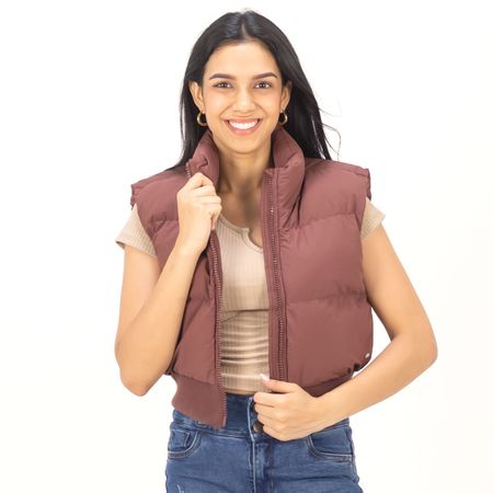 Chaleco Mujer Parada111 Hana Marrón Chaleco Mujer Parada111 Hana Marr?n