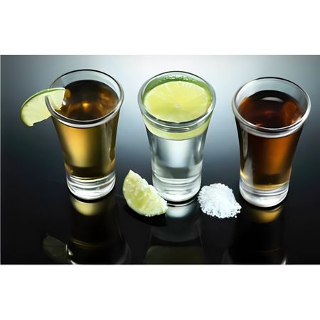 Pack x6 Mini Copas Shot Tequila Chupito - 2.5 Oz