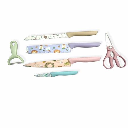 Set de Cuchillos Navideños por 6 Piezas