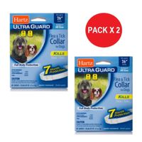 Collar Antipulgas para Perros Hartz Ultra Guard Adultos Pack x 2