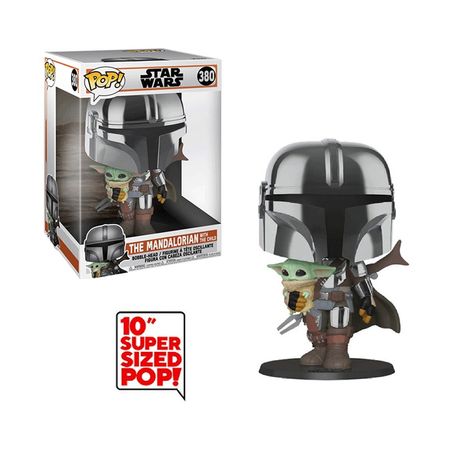 Funko Pop Star Wars Mandalorian Chrome Mandalorian Child 10