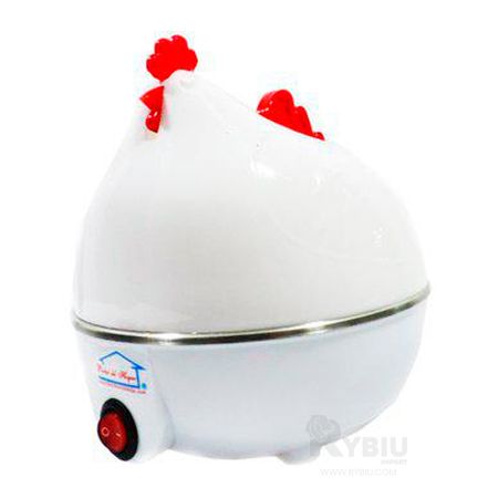 Mini Gallinita Blanco Hervidora de Huevos