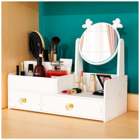 Organizador de Maquillaje Cosméticos Joyas con Espejo 029 F-C