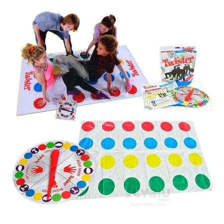 Juego de Piso Twister con Circulos de Colores