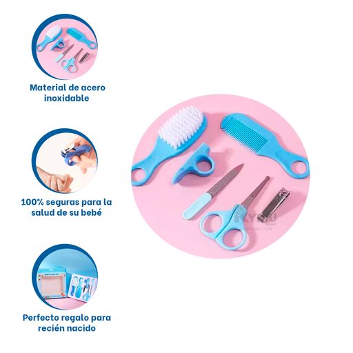 Kit De Higiene Salud Y Cuidados Del Bebe Recién Nacido GENERICO