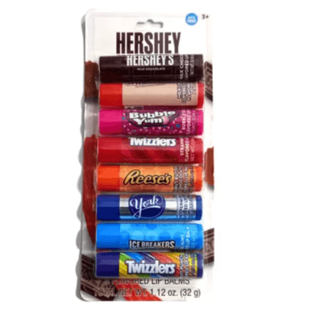 Bálsamos Labiales Aromatizados Hershey Pack x 8