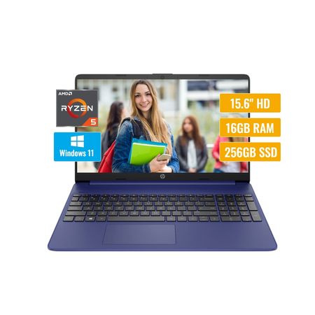 Laptop HP 15-ef2511la AMD Ryzen 5-5500U 16GB RAM 256GB SSD 15.6