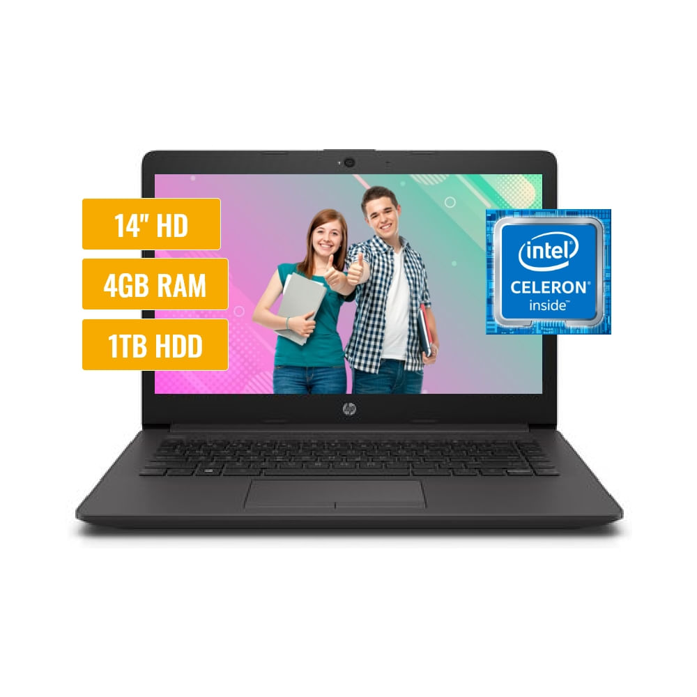 Laptop Hp 240 G7 Intel Celeron N4020 4gb Ram 1tb Hdd 14 Hd Freedos Plazavea Supermercado 6383