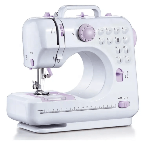 Comprar Mini máquina de coser portátil para principiantes, máquina de coser  manual con cordones para manualidades