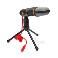 Microfono Negro Mediano para Laptop mas Tripode SF-666