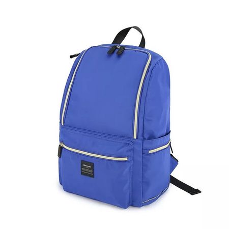 Mochila escolar o de viaje porta Laptop Himawari H1006-3 Azul