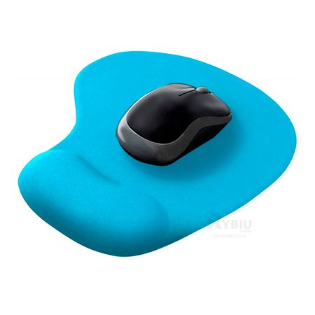 Comodo Pad Color Celeste para Mouse con Gel