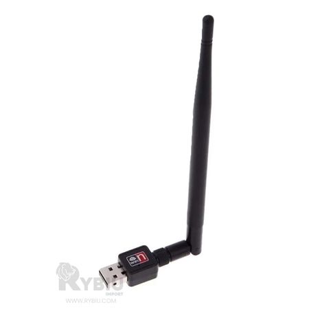 Adaptador WiFi Portatil Negro para Laptop