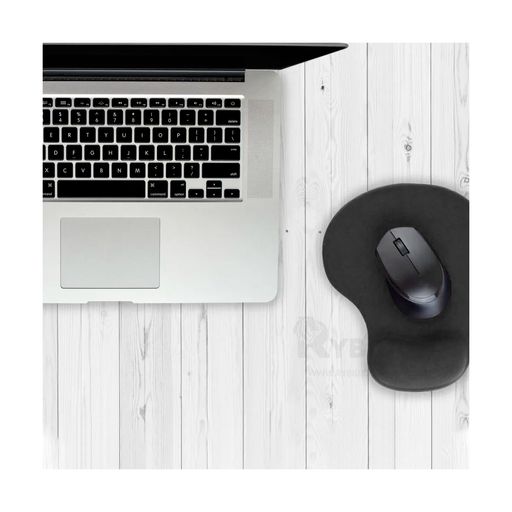 Mouse Pad Ergonomico Color Negro para Escritorio GENERICO