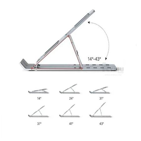 Soporte para Equipo Portatil de Metal Plegable