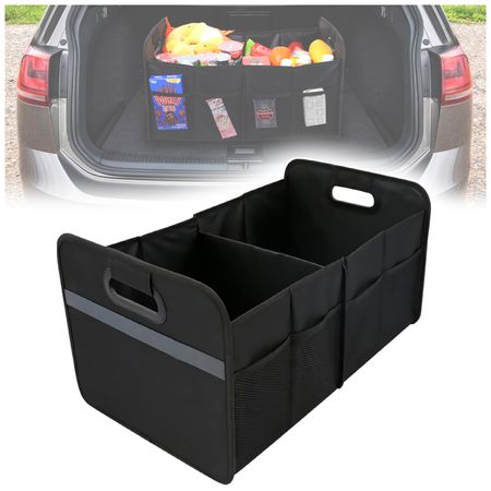Organizador Plegable de Almacenamiento para Maletera de Auto Tipo Caja Multiusos J86