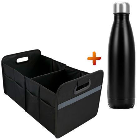 Botella Tomatodo J02 NG Y Organizador Plegable Maletera de Auto J86