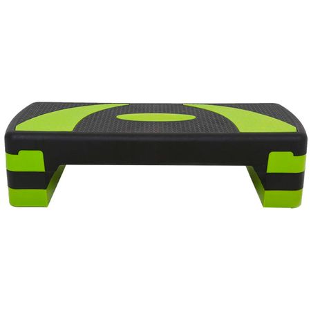 Step Grande Importado Aerobic Step Regulable 3 Niveles VERDE