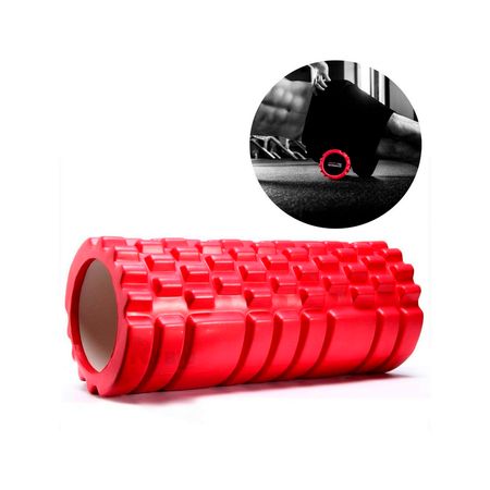 Fit Yoga Foam Roller Rojo de 35 cm