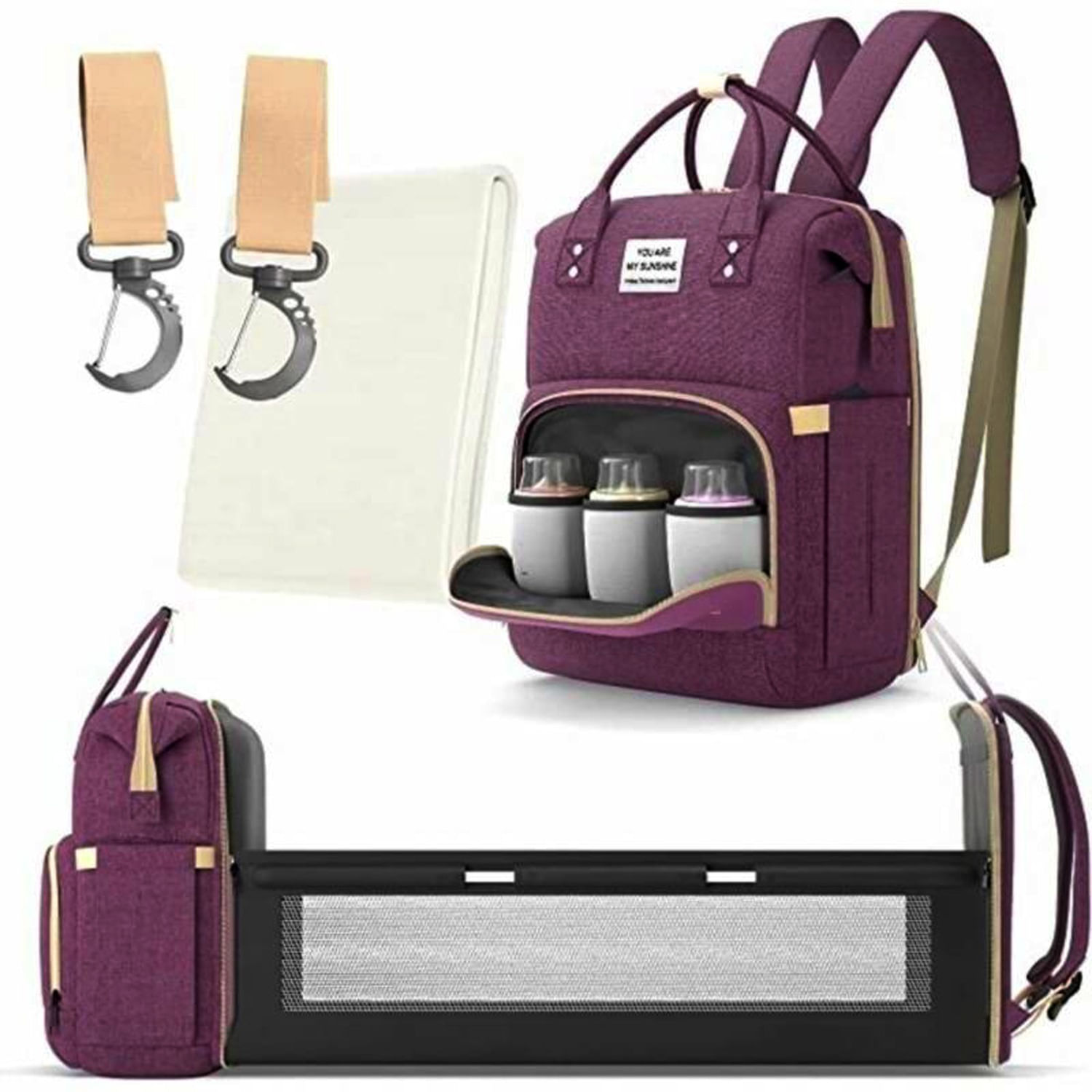 Mochila Pañalera Sport Fitness Convertible 3 en 1