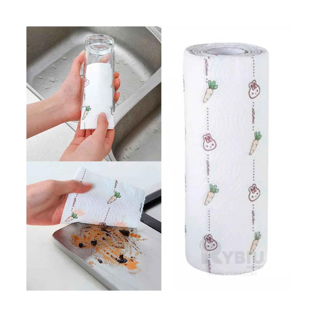 Toalla de papel Doble absorbente Cocina