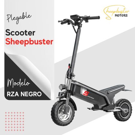 Scooter Eléctrico RZA Plegable Negro