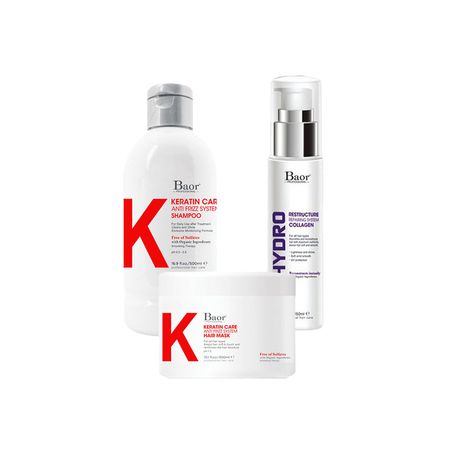 Pack Shampoo Keratin Care 500Ml+ Mascarilla Keratin Care300Ml+ Crema Restructure 150Ml