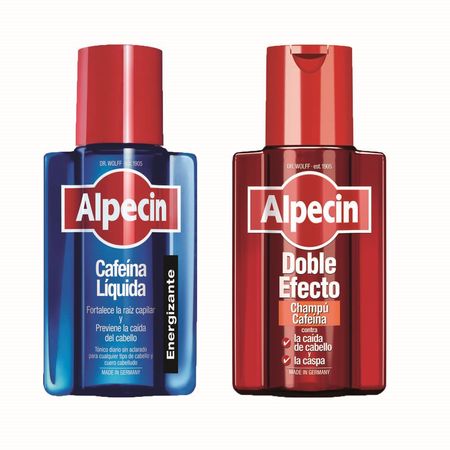 Pack  Tratamiento Alpecin Liquid Caffeine mas Shampoo Double Effect