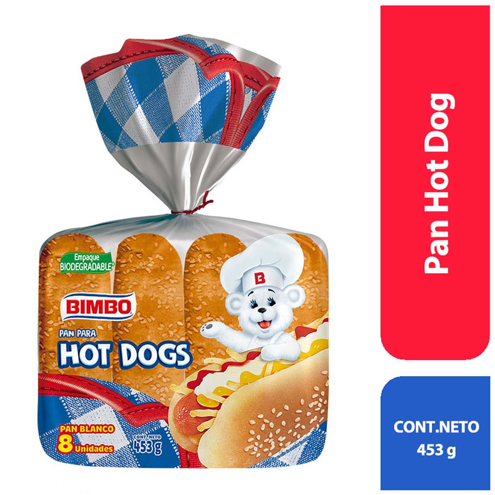 Pan para Hot Dog BIMBO Bolsa 8un
