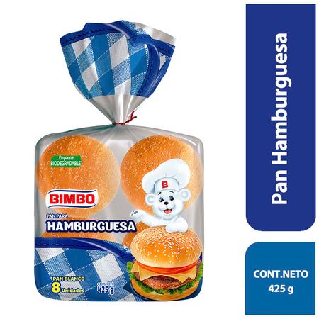 Persistencia Empeorando dueña Pan para Hamburguesa BIMBO Bolsa 8un | plazaVea - Supermercado