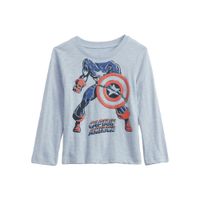 Polo Baby Gap del Capitán América de Marvel 100% Algodón para Bebé Niño