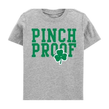 Polo Carter's Gris Diseño de San Patricio 100% Algodón Manga Corta Para Bebé Niño Polo Carter's Gris Dise?o de San Patricio 100% Algod?n Manga Corta Para Bebé Niño de 12 a 18 Meses