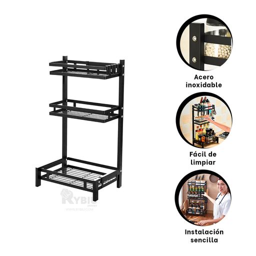 GENERICO Organizador Rack De Especias Cocina Rack Multifuncional