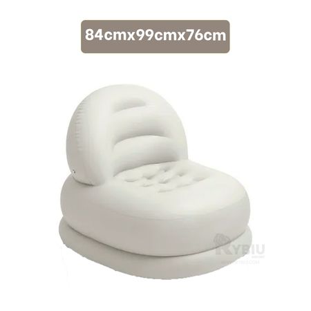 Sofa Inflable Tipo Asiento muy Comodo Blanco