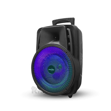 Altavoz Inteligente de Color Negro con Luces RGB