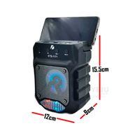 Bocina Color Negro para USB y Tarjeta Micro SD