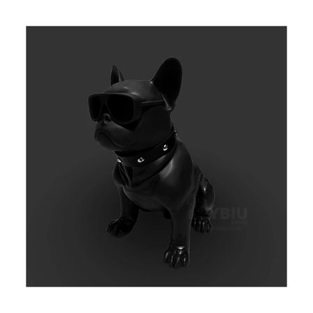 Perro de Parlante Altavoz con Bluetooth Negro