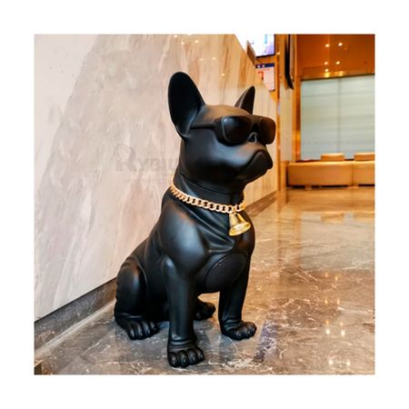 Super Big Bulldog con Altavoz Perro de Negro