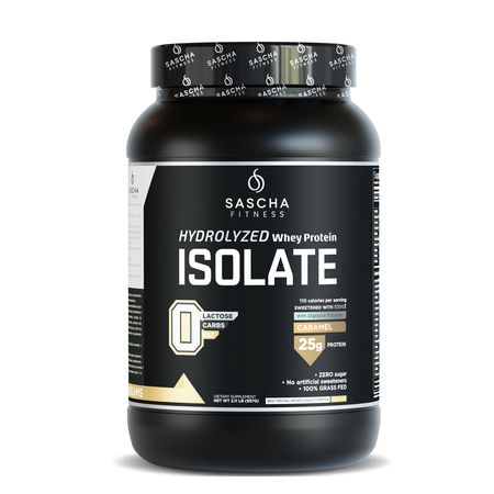 Proteina Sascha Fitness Hydrolized Whey Isolate Caramelo