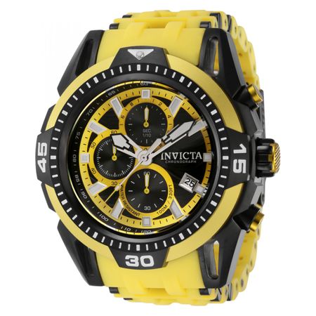 Reloj Invicta 43776 Amarillo, Negro Hombres