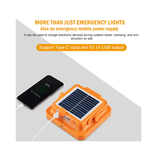 Foco led solar portátil 5 modos de Luz 200W con Imán Recargable USB/ solar