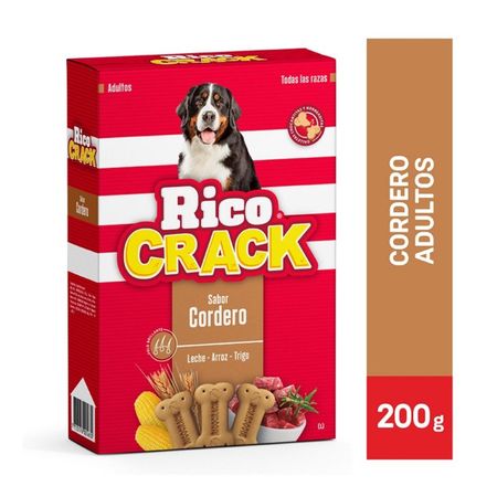 Snack para Perros Ricocrack Adultos Cordero 200 gr