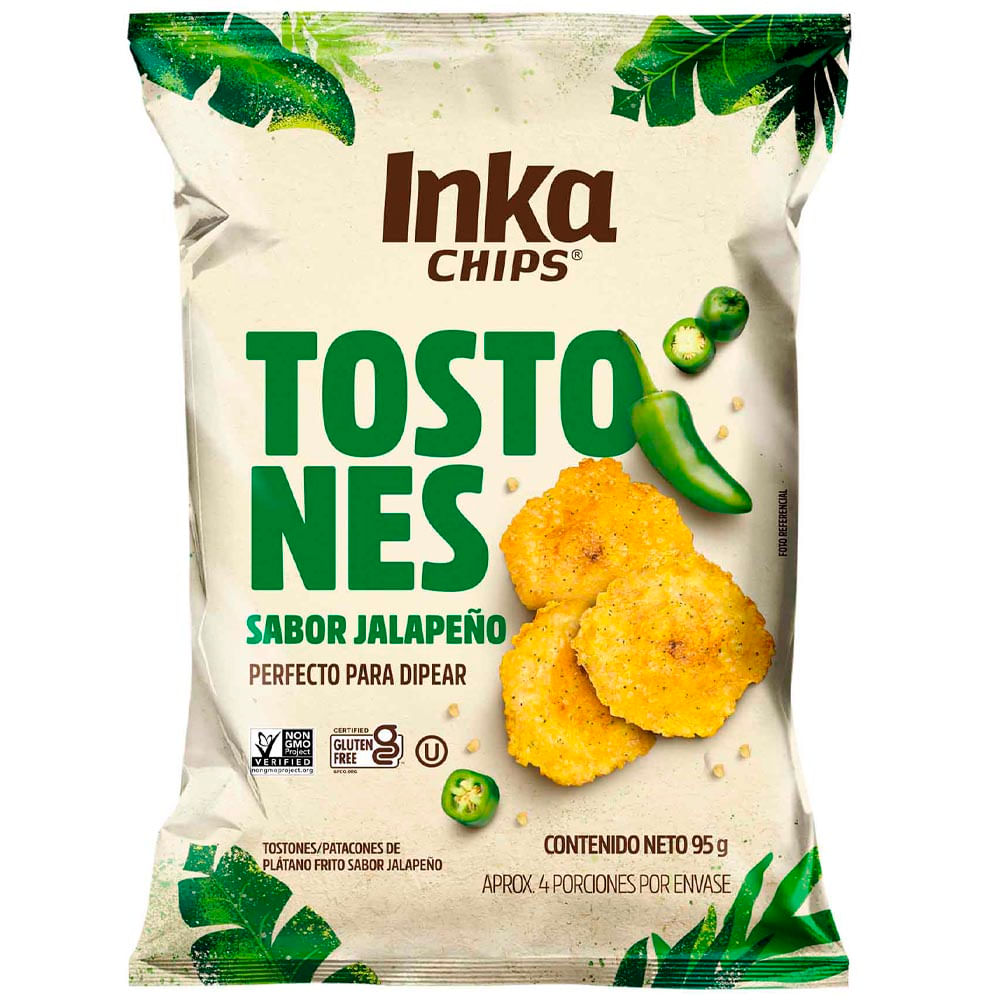 Tostones Jalapeños INKA CHIPS Bolsa 95g | plazaVea - Supermercado