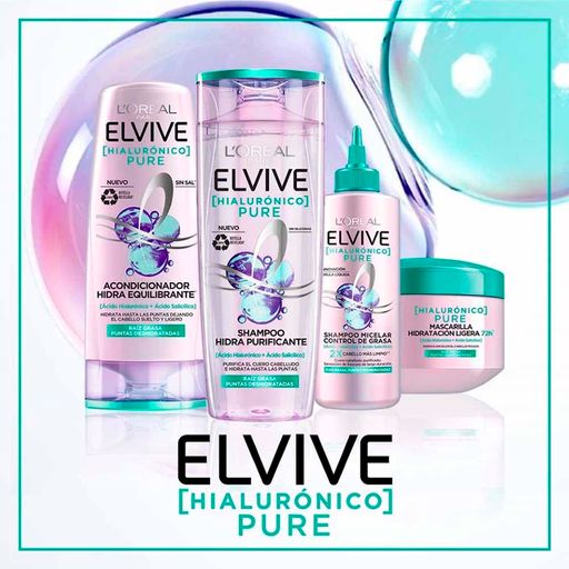 ELVIVE ÁCIDO HIALURÓNICO ¡21 días usando! SOLO el shampoo y acondicionador