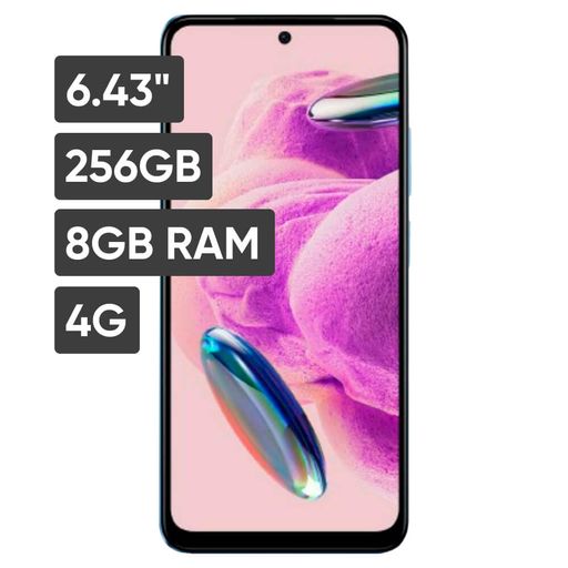 Smartphone XIAOMI Redmi Note 12S 6.43 8GB 256GB 108MP Ice Blue